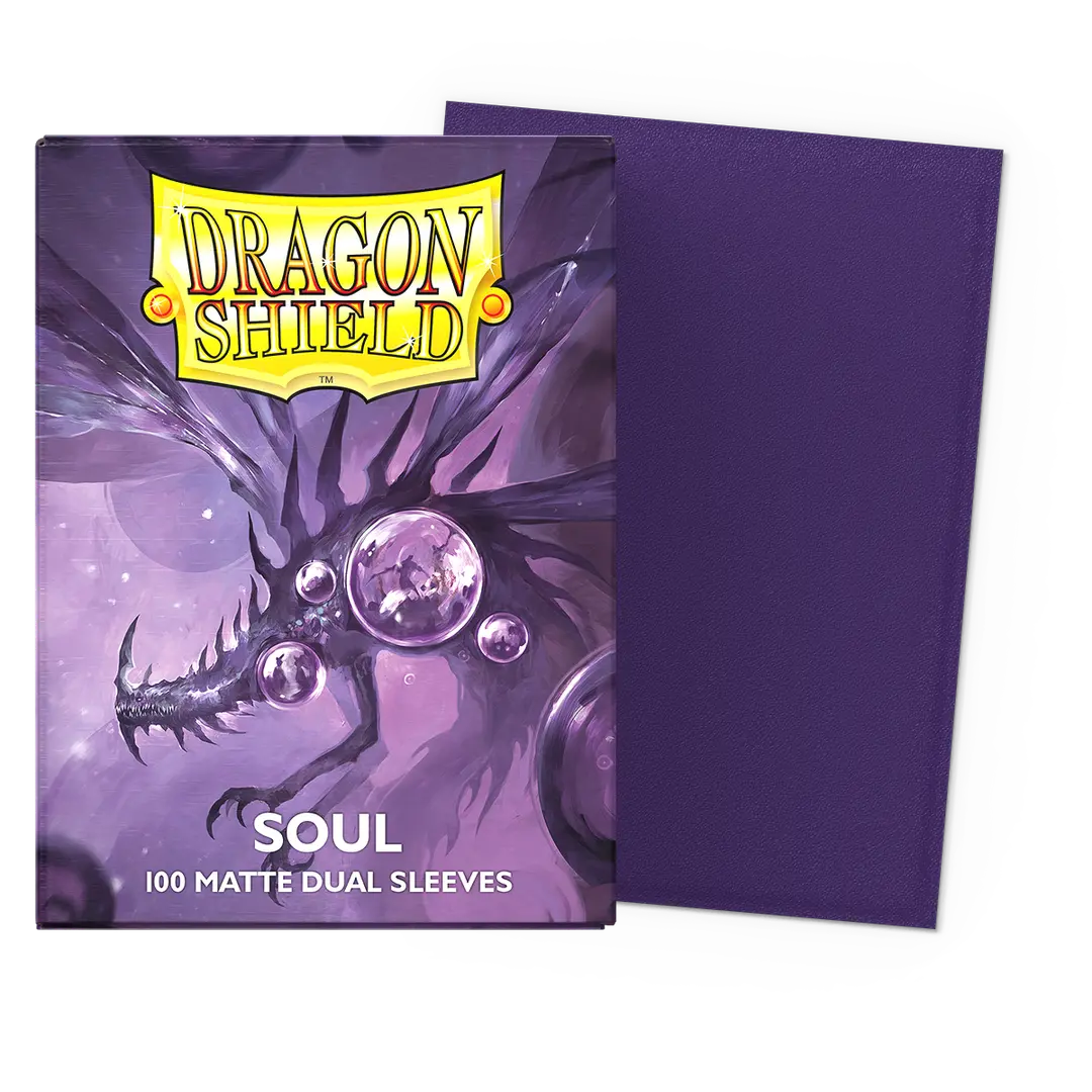 Matte Dual Soul Dragon Shield Sleeves - Standard Size