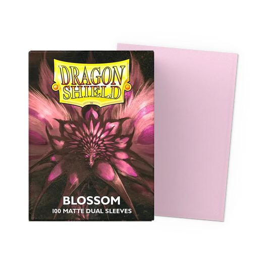Matte Dual Blossom Dragon Shield Sleeves - Standard Size