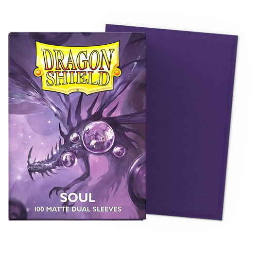Matte Dual Soul Dragon Shield Sleeves - Standard Size