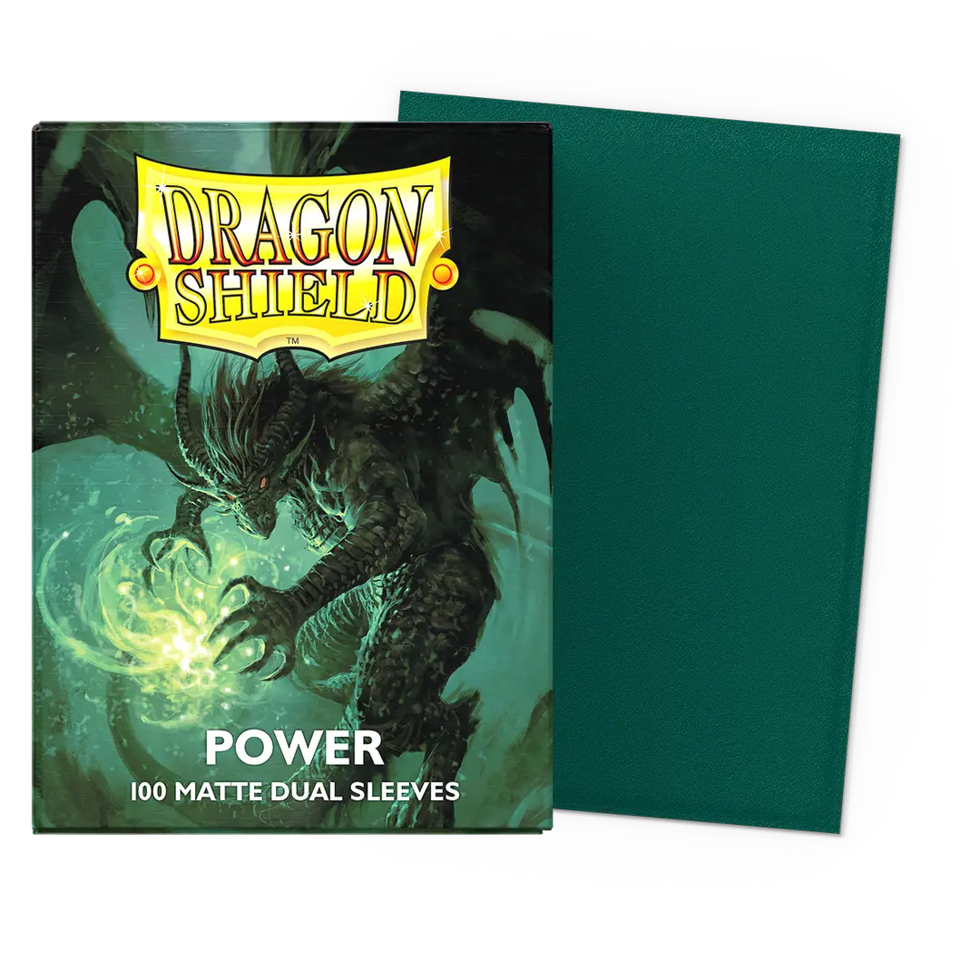 Matte Dual Power Dragon Shield Sleeves - Standard Size