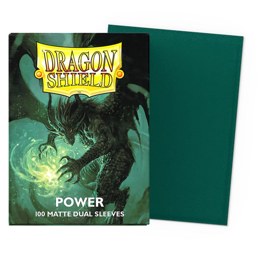 Matte Dual Power Dragon Shield Sleeves - Standard Size