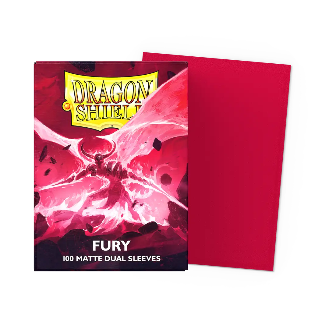 Matte Dual Fury Dragon Shield Sleeves - Standard Size