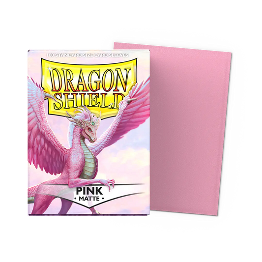 Matte Pink Dragon Shield Sleeves - Standard Size
